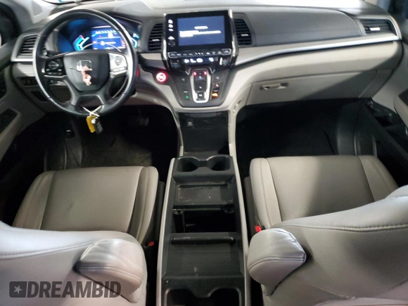 2019 Honda Odyssey EX-L z VIN 5FNRL6H75KB095341, wystawiony jako Copart lot #56563125 z przebiegiem 33 803 mil mil oraz Szkoda całkowita • Salvage title. Historia ofert i sprzedaży dostępna na DreamBid. Obrazek 8.