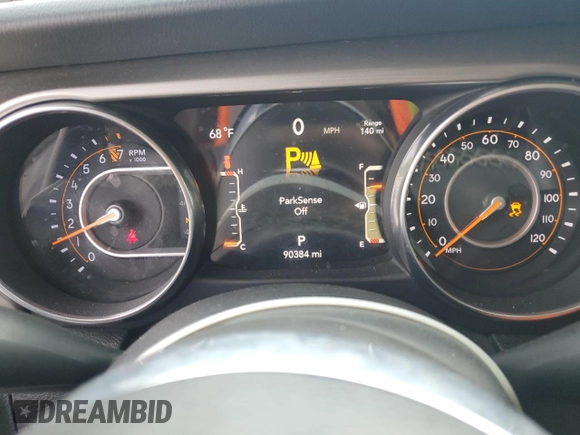 2018 Jeep Wrangler Unlimited Sahara с VIN 1C4HJXEG0JW308332, выставлен на аукционе Copart как лот 58778355 с пробегом 90 384 миль миль и Списание • Salvage title. История ставок и продаж доступна на DreamBid. Изображение 9.