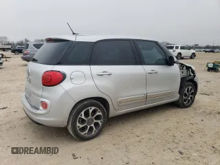 2014 FIAT 500L Lounge with VIN ZFBCFACH9EZ017436, listed as a Copart auction lot 42578185 with 134,621 mi miles and Salvage Title. Bid and sale history available at DreamBid. Image 3.