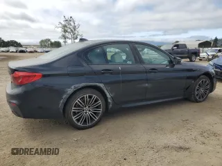 2020 BMW 5 Series 530e with VIN WBAJA9C01LCE28731, listed as a Copart auction lot 55233085 with 47,908 mi miles and Salvage Title. Bid and sale history available at DreamBid. Image 3.
