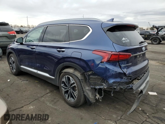 2020 Hyundai Santa Fe SEL with VIN 5NMS3CAA3LH152481, listed as a Copart auction lot 45604305 with 59,901 mi miles and Salvage Title. Bid and sale history available at carsss.com. Image 2.