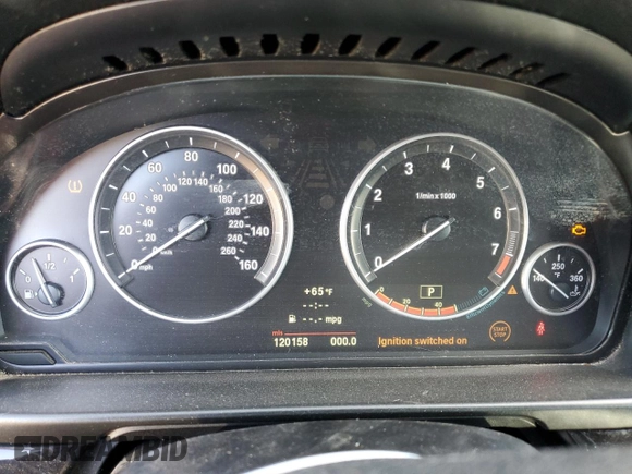 2013 BMW 5 Series 550i with VIN WBAFR9C57DDX80358, listed as a Copart auction lot 47297995 with 120,158 mi miles and Clean Title. Bid and sale history available at carsss.com. Image 9.