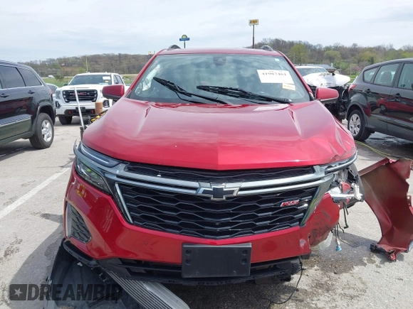 2022 Chevrolet Equinox RS with VIN 3GNAXMEV3NS119602, listed as a IAAI auction lot 41987461 with 104,293 mi miles and . Bid and sale history available at DreamBid. Image 12.