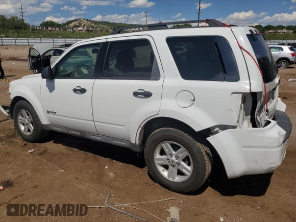 2009 Ford Escape Hybrid with VIN 1FMCU59319KA32481, listed as a Copart auction lot 60636465 with 68,541 mi miles and Salvage title. Bid and sale history available at DreamBid. Image 2.