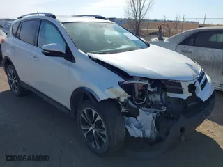 2015 Toyota RAV4 Limited with VIN 2T3DFREV0FW344487, listed as a IAAI auction lot 41792630 with 89,214 mi miles. Bid and sale history available at carsss.com. Image 1.