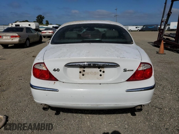 2000 Jaguar S-Type V8 with VIN SAJDA01D3YGL66121, listed as a Copart auction lot 54253095 with Not Provided miles and Clean Title. Bid and sale history available at DreamBid. Image 6.