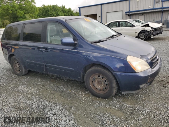 2006 Kia Sedona LX with VIN KNDMB233666045365, listed as a Copart auction lot 52853325 with 171,091 mi miles and Salvage Title. Bid and sale history available at carsss.com. Image 4.