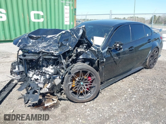 2024 BMW M3 Competition xDrive z VIN WBS43AY04RFT17592, wystawiony jako IAAI lot #41868040 z przebiegiem Nie podano mil oraz . Historia ofert i sprzedaży dostępna na DreamBid. Obrazek 2.