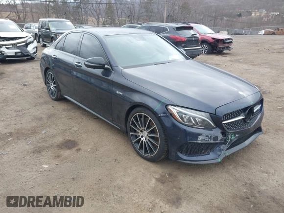 2017 Mercedes-Benz C 43 AMG with VIN 55SWF6EB5HU210594, listed as a IAAI auction lot 41709797 with 63,215 mi miles and . Bid and sale history available at DreamBid. Image 1.