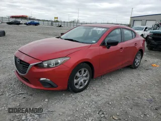 2014 Mazda 3 i SV with VIN JM1BM1T74E1148567, listed as a Copart auction lot 50977115 with 85,792 mi miles and Salvage Title. Bid and sale history available at DreamBid. Image 1.