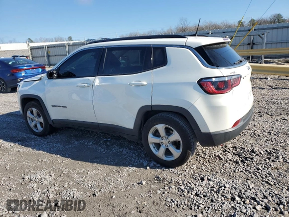 2020 Jeep Compass Altitude with VIN 3C4NJCBB8LT169550, listed as a Copart auction lot 86330194 with 59,252 mi miles and Salvage Title. Bid and sale history available at carsss.com. Image 2.