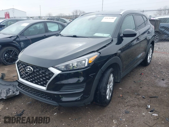 2021 Hyundai Tucson Value with VIN KM8J33A47MU359385, listed as a IAAI auction lot 41878386 with 84,991 mi miles and . Bid and sale history available at DreamBid. Image 2.