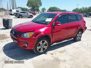 2011 Toyota RAV4 Sport with VIN JTMRK4DV3B5100002, listed as a IAAI auction lot 42030293 with 80,599 mi miles. Bid and sale history available at carsss.com. Image 2.
