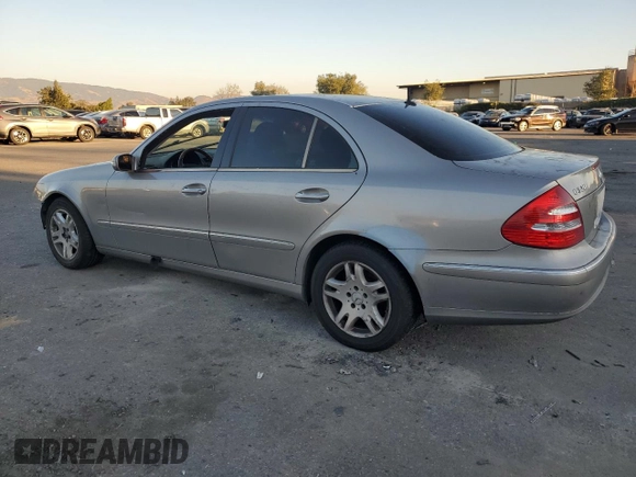 2005 Mercedes-Benz E-Class 3.2L with VIN WDBUF65J95A712625, listed as a Copart auction lot 82050834 with 327,844 mi miles and Salvage Title. Bid and sale history available at carsss.com. Image 2.