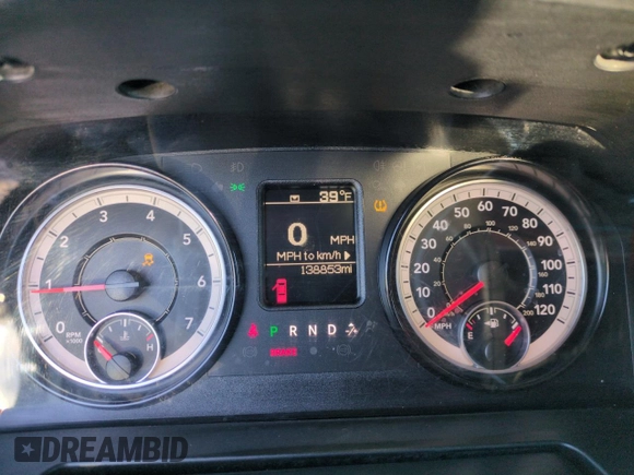2018 Ram 1500 Express with VIN 1C6RR7FT1JS333411, listed as a Copart auction lot 46681515 with 138,853 mi miles and Salvage Title. Bid and sale history available at carsss.com. Image 9.