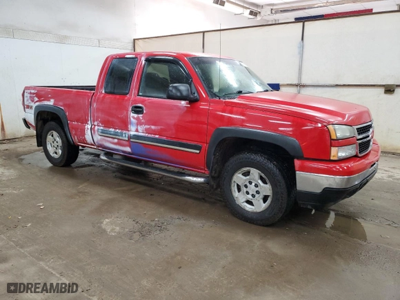 2007 Chevrolet Silverado 1500 Classic LT1 with VIN 1GCEK19Z37Z199235, listed as a Copart auction lot 75507294 with 0 mi miles and Clean Title. Bid and sale history available at carsss.com. Image 4.