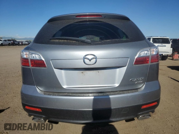 2012 Mazda CX-9 Touring with VIN JM3TB3CV8C0362539, listed as a Copart auction lot 55128315 with 206,555 mi miles and Salvage title. Bid and sale history available at DreamBid. Image 6.