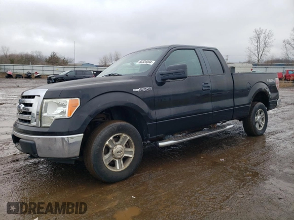 2009 Ford F-150 STX with VIN 1FTRX14879FB32238, listed as a Copart auction lot 52032655 with 92,451 mi miles and Salvage Title. Bid and sale history available at carsss.com. Image 1.