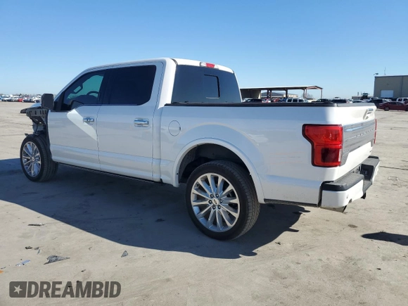 2019 Ford F-150 Limited with VIN 1FTEW1EG1KFC08162, listed as a Copart auction lot 46287575 with 115,113 mi miles and Salvage Title. Bid and sale history available at carsss.com. Image 2.