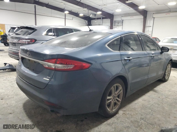 2018 Ford Fusion SE with VIN 3FA6P0HD5JR224028, listed as a Copart auction lot 46045525 with 90,570 mi miles and Salvage Title. Bid and sale history available at carsss.com. Image 3.