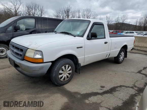1999 Ford Ranger XL with VIN 1FTYR10V2XUA99921, listed as a Copart auction lot 86930454 with 141,647 mi miles and Clean Title. Bid and sale history available at carsss.com. Image 1.