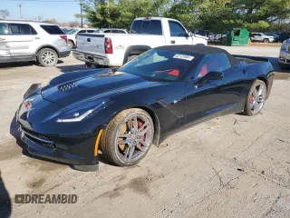 2015 Chevrolet Corvette Z51 3LT with VIN 1G1YM3D72F5104008, listed as a Copart auction lot 82122084 with 81,311 mi miles and Salvage Title. Bid and sale history available at carsss.com. Image 1.