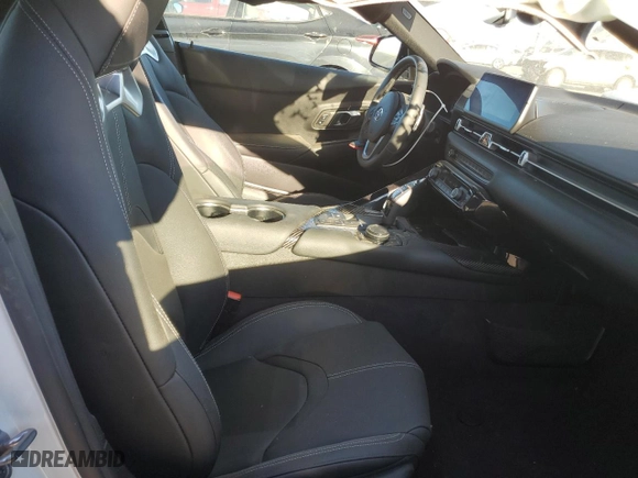 2023 Toyota GR Supra 3.0 with VIN WZ1DB0G04PW058137, listed as a Copart auction lot 87608815 with 4,732 mi miles and Salvage Title. Bid and sale history available at carsss.com. Image 10.
