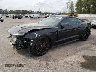 2018 Ford Mustang GT with VIN 1FA6P8CF8J5159296, listed as a Copart auction lot 49684945 with 27,669 mi miles and Salvage title. Bid and sale history available at DreamBid. Image 1.