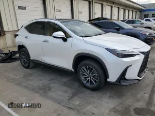 2024 Lexus NX 350h Luxury with VIN JTJHKCEZ6R2035436, listed as a Copart auction lot 53672415 with 10,517 mi miles and Salvage title. Bid and sale history available at DreamBid. Image 4.