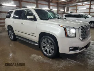 2015 GMC Yukon Denali with VIN 1GKS2CKJ1FR564002, listed as a Copart auction lot 45494045 with 108,310 mi miles and Salvage Title. Bid and sale history available at carsss.com. Image 4.