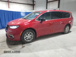 2025 Chrysler Pacifica Select z VIN 2C4RC1BG6SR513633, wystawiony jako Copart lot #59127005 z przebiegiem 28 054 mil mil oraz Czysty tytuł • Clean title. Historia ofert i sprzedaży dostępna na DreamBid. Obrazek 1.