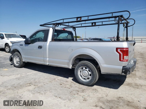 2016 Ford F-150 XL with VIN 1FTMF1C86GKD33700, listed as a Copart auction lot 48743235 with 104,561 mi miles and Salvage title. Bid and sale history available at DreamBid. Image 2.