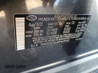 2023 Hyundai Santa Fe Calligraphy with VIN 5NMS5DAL6PH619450, listed as a Copart auction lot 46911575 with 15,164 mi miles and Salvage Title. Bid and sale history available at carsss.com. Image 14.
