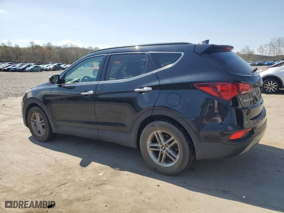 2017 Hyundai Santa Fe Sport 2.4L with VIN 5NMZUDLB2HH052287, listed as a Copart auction lot 53616225 with 126,393 mi miles and Salvage Title. Bid and sale history available at carsss.com. Image 2.