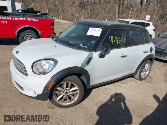 2012 MINI Countryman z VIN WMWZB3C51CWM03056, wystawiony jako IAAI lot #41743353 z przebiegiem 117 290 mil mil oraz . Historia ofert i sprzedaży dostępna na DreamBid. Obrazek 2.