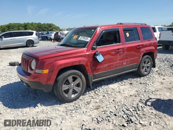 2014 Jeep Patriot High Altitude with VIN 1C4NJPFA0ED790184, listed as a Copart auction lot 49798305 with 196,188 mi miles and Salvage Title. Bid and sale history available at DreamBid. Image 1.