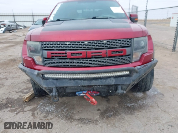 2014 Ford F-150 SVT Raptor with VIN 1FTFW1R61EFC00041, listed as a IAAI auction lot 41609376 with 119,325 mi miles and . Bid and sale history available at carsss.com. Image 6.