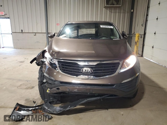 2013 Kia Sportage LX with VIN KNDPB3A27D7442622, listed as a Copart auction lot 63309075 with 134,266 mi miles and Salvage title. Bid and sale history available at DreamBid. Image 5.