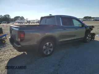 2019 Honda Ridgeline RTL-T with VIN 5FPYK3F63KB012214, listed as a Copart auction lot 41740585 with 33,965 mi miles and Salvage title. Bid and sale history available at DreamBid. Image 3.