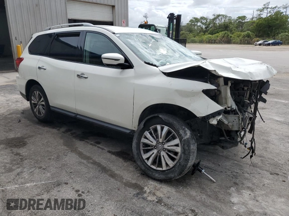 2018 Nissan Pathfinder SV with VIN 5N1DR2MM8JC624480, listed as a Copart auction lot 60147925 with Not provided miles and Non repairable. Bid and sale history available at DreamBid. Image 7.
