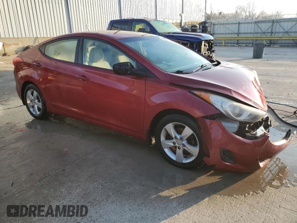 2013 Hyundai Elantra GLS with VIN 5NPDH4AE7DH453472, listed as a Copart auction lot 44584855 with 114,203 mi miles and Non repairable. Bid and sale history available at DreamBid. Image 4.