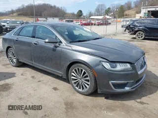 2017 Lincoln MKZ Select with VIN 3LN6L5C9XHR614571, listed as a IAAI auction lot 41785682 with 124,941 mi miles. Bid and sale history available at carsss.com. Image 1.