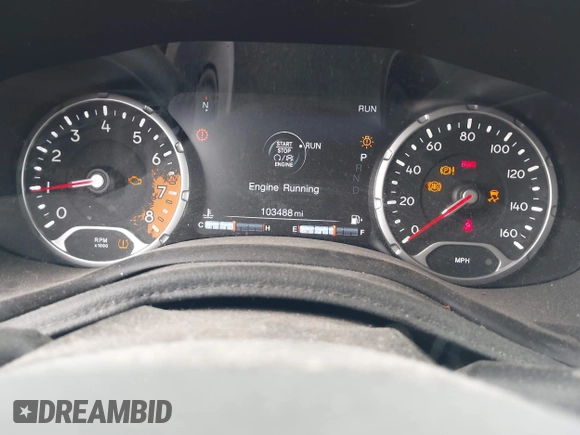 2017 Jeep Renegade Trailhawk z VIN ZACCJBCB9HPG55038, wystawiony jako IAAI lot #41737043 z przebiegiem 103 488 mil mil oraz . Historia ofert i sprzedaży dostępna na DreamBid. Obrazek 7.