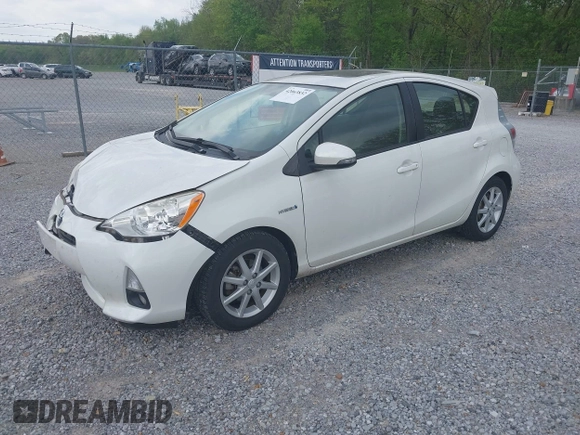 2014 Toyota Prius One with VIN JTDKDTB3XE1065493, listed as a IAAI auction lot 42063832 with 80,440 mi miles and . Bid and sale history available at DreamBid. Image 2.