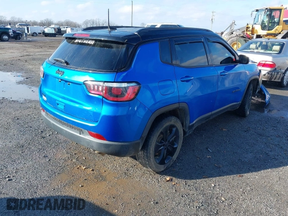2019 Jeep Compass Latitude with VIN 3C4NJDBB3KT619609, listed as a IAAI auction lot 41173812 with 144,375 mi miles. Bid and sale history available at carsss.com. Image 4.