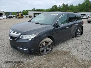 2014 Acura MDX z VIN 5FRYD3H25EB020752, wystawiony jako Copart lot #54210055 z przebiegiem Nie podano mil oraz Szkoda całkowita • Salvage title. Historia ofert i sprzedaży dostępna na DreamBid. Obrazek 1.
