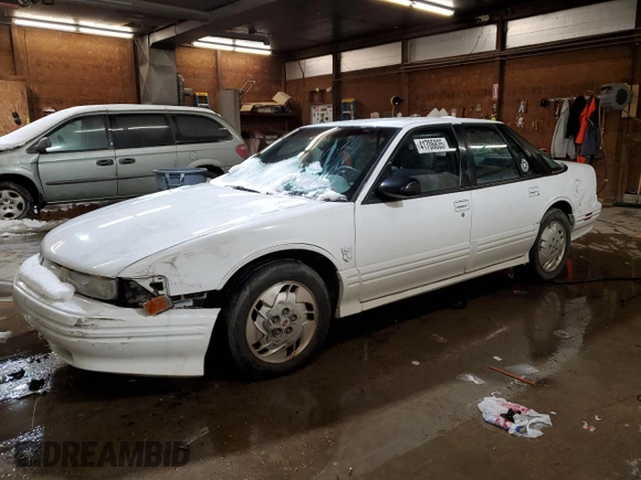 1997 Oldsmobile Cutlass Supreme S z VIN 1G3WH52M2VF354848, wystawiony jako Copart lot #41706835 z przebiegiem 80 995 mil mil oraz Szkody całkowita. Historia ofert i sprzedaży dostępna na DreamBid. Obrazek 1.