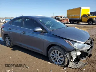 2019 Hyundai Accent SE with VIN 3KPC24A34KE056122, listed as a Copart auction lot 85524044 with 49,816 mi miles and Salvage Title. Bid and sale history available at carsss.com. Image 4.