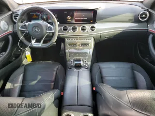 2018 Mercedes-Benz E-Class AMG E 43 with VIN WDDZF6EB8JA486688, listed as a Copart auction lot 45747235 with 0 mi miles and Salvage Title. Bid and sale history available at carsss.com. Image 8.