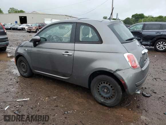 2012 FIAT 500 Pop z VIN 3C3CFFAR4CT365577, wystawiony jako Copart lot #57968185 z przebiegiem 104 332 mil mil oraz Szkoda całkowita • Salvage title. Historia ofert i sprzedaży dostępna na DreamBid. Obrazek 2.